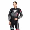 Dainese FULMINEA 2PCS dámská sportovní kombinéza antracitová/bílá vel.40